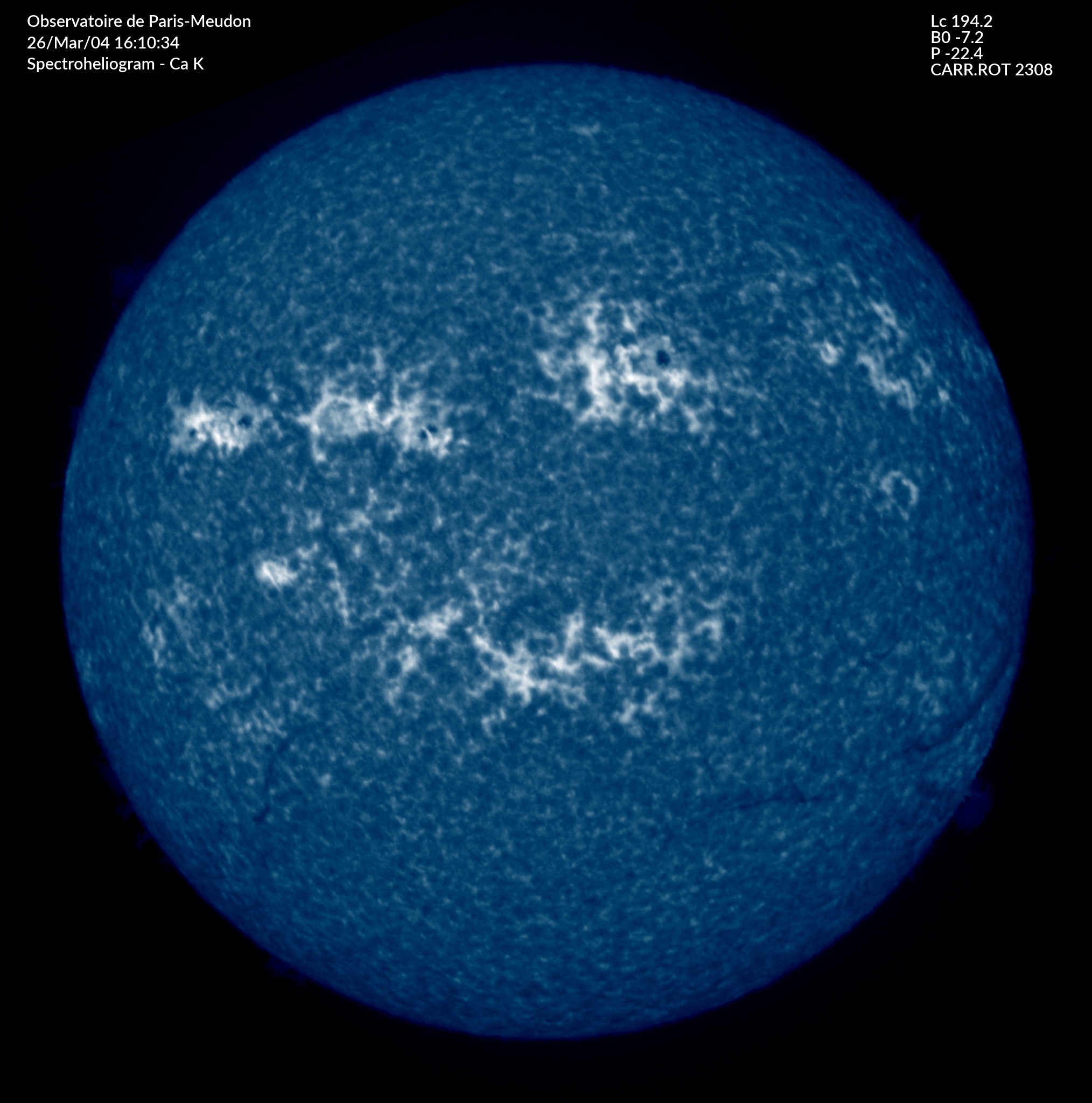 Meudon Image - CaII K3