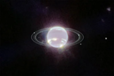 Discovery of a new arc in one of Neptune's rings