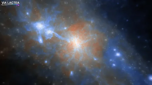 La Voie lactée façonnée par les collisions galactiques