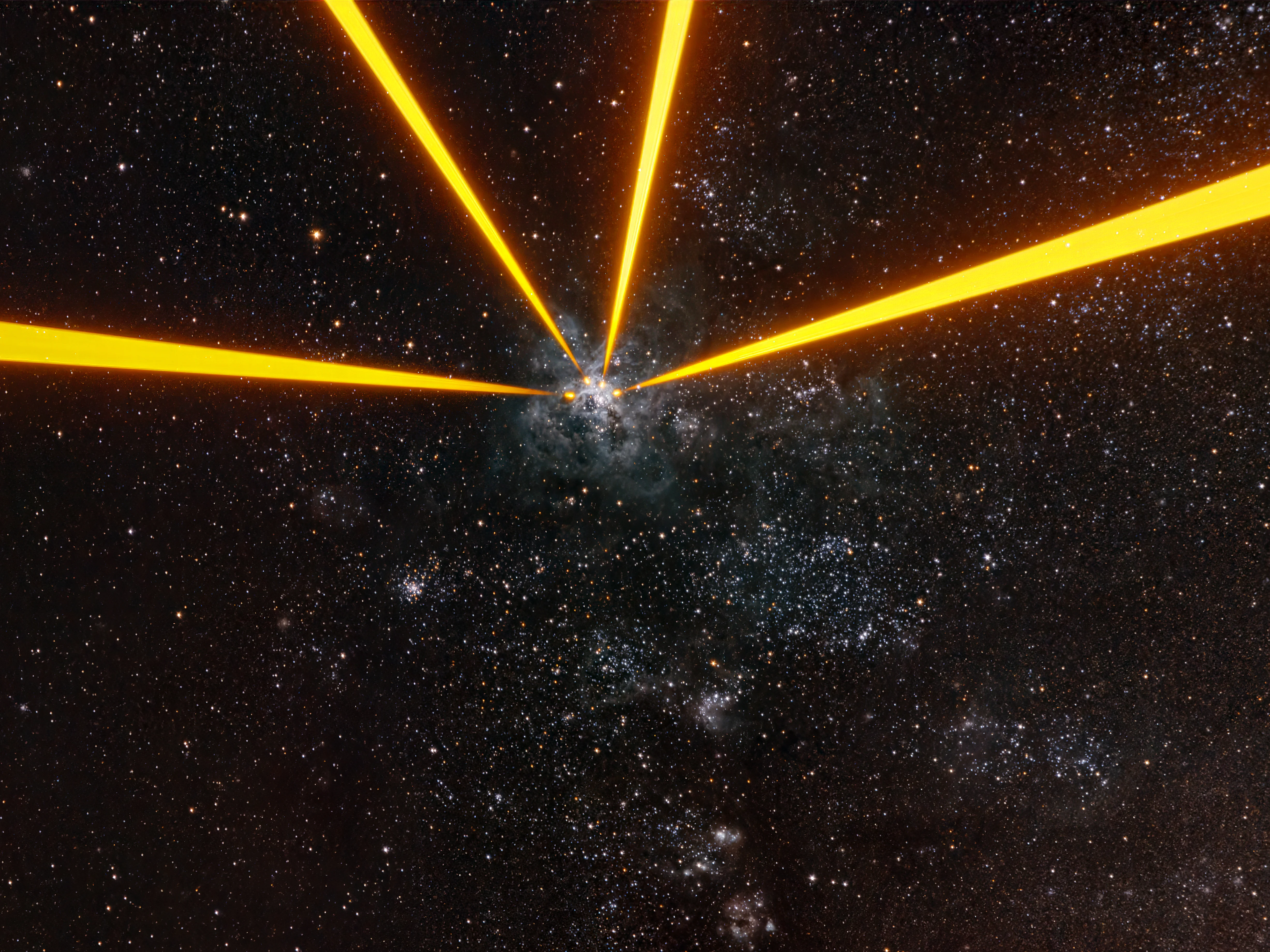 La nébuleuse de la Tarentule sous les projecteurs de GRAVITY+