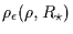 $\rho_\epsilon(\rho,R_\star)$