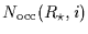 $N_{\rm {occ}}(R_\star,i)$