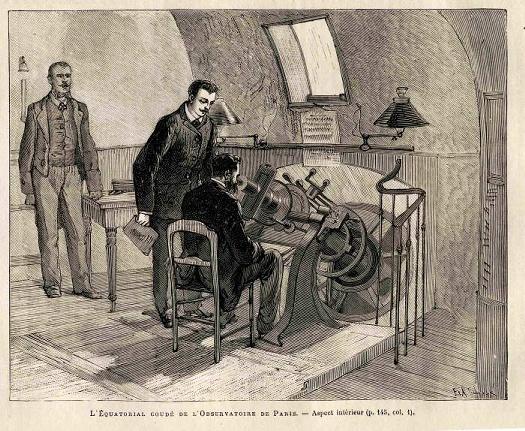 Le grand �quatorial coud� de l'observatoire de Paris