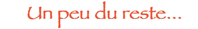 Un peu du reste...